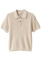 【デミーリー/DEMYLEE】のMADERA コットンシルク ニットポロ アイボリー|ID: prp329100004403508 ipo3291000000032947550
