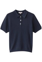 【デミーリー/DEMYLEE】のMADERA コットンシルク ニットポロ ネイビー|ID: prp329100004403508 ipo3291000000032947564