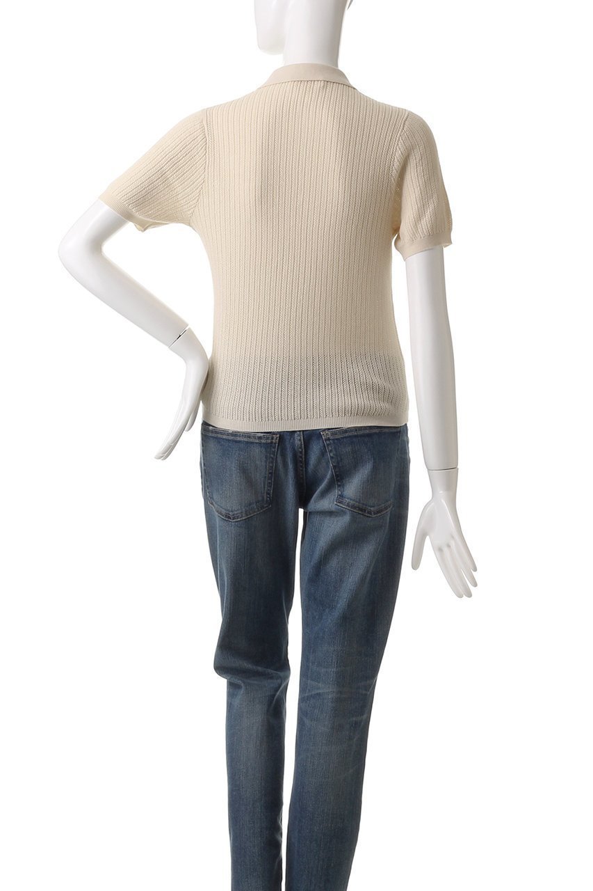 【デミーリー/DEMYLEE】のMADERA コットンシルク ニットポロ 人気、トレンドファッション・服の通販 founy(ファニー) 　ファッション　Fashion　レディースファッション　Fashion for Women　トップス・カットソー　Cut & Sew Tops　ニット　Knit Tops & Sweaters　カジュアルプルオーバー・ニットトップス　Pullovers & Knit Tops / Casual Pullovers　シルク　Silk, 100% Silk　デニム　Denim, Jeans Material　フィット　Fit, Slim Fit　other-4|ID: prp329100004403508 ipo3291000000032947582