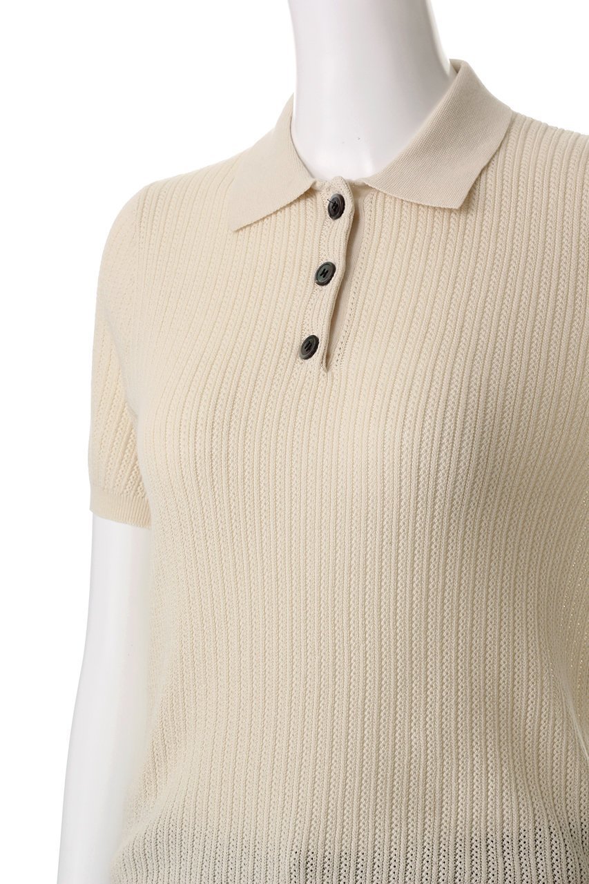 【デミーリー/DEMYLEE】のMADERA コットンシルク ニットポロ 人気、トレンドファッション・服の通販 founy(ファニー) 　ファッション　Fashion　レディースファッション　Fashion for Women　トップス・カットソー　Cut & Sew Tops　ニット　Knit Tops & Sweaters　カジュアルプルオーバー・ニットトップス　Pullovers & Knit Tops / Casual Pullovers　シルク　Silk, 100% Silk　デニム　Denim, Jeans Material　フィット　Fit, Slim Fit　other-5|ID: prp329100004403508 ipo3291000000032947589
