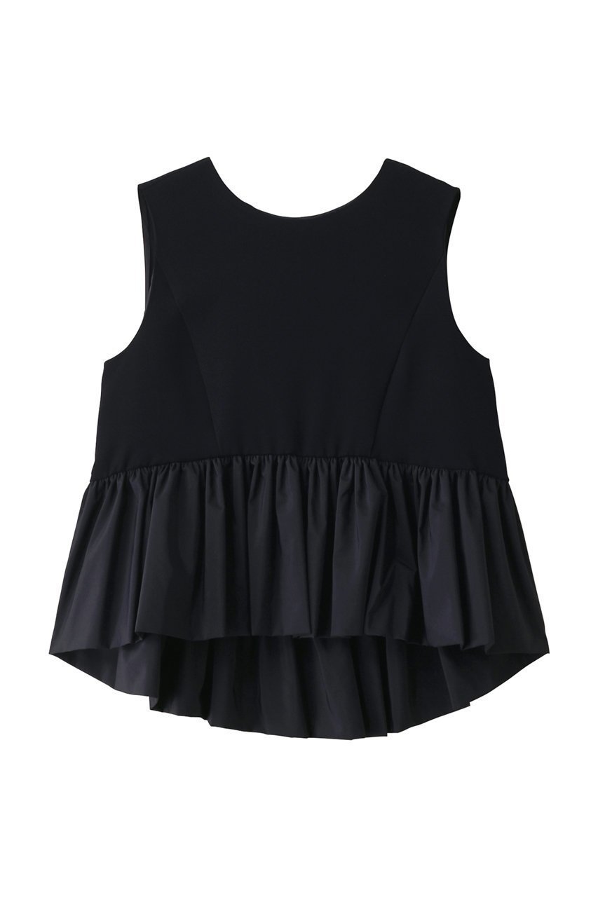 【アミカ/AMICA】のツイルパフトップ インテリア・キッズ・メンズ・レディースファッション・服の通販 founy(ファニー) 　ファッション　Fashion　レディースファッション　Fashion for Women　トップス・カットソー　Cut & Sew Tops　キャミソール&ノースリーブ　Camisoles & Sleeveless Tops　シャツ・ブラウス・オフィスカジュアル　Elegant Blouses & Button-Ups　エレガント 上品　Elegant　セットアップ　Set-Up, Coordinated Outfit　ノースリーブ　Sleeveless, No-Sleeve　ワイド　Wide, Wide Fit　夏　Summer　春　Spring　S/S・春夏　SS, Spring/Summer, Warm Season　ネイビー|ID: prp329100004403511 ipo3291000000032807637