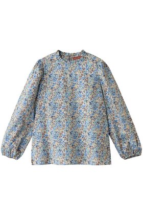 【アミカ/AMICA】のエターナルフラワーブラウス 人気、トレンドファッション・服の通販 founy(ファニー) ファッション Fashion レディースファッション Fashion for Women トップス・カットソー Cut & Sew Tops シャツ・ブラウス・オフィスカジュアル Elegant Blouses & Button-Ups ギャザー Gathered, Ruffled スリーブ Sleeve, Long Sleeve / Short Sleeve デニム Denim, Jeans Material プリント Print, Printed Pattern ロング Long, Long-Length |ID:prp329100004403515