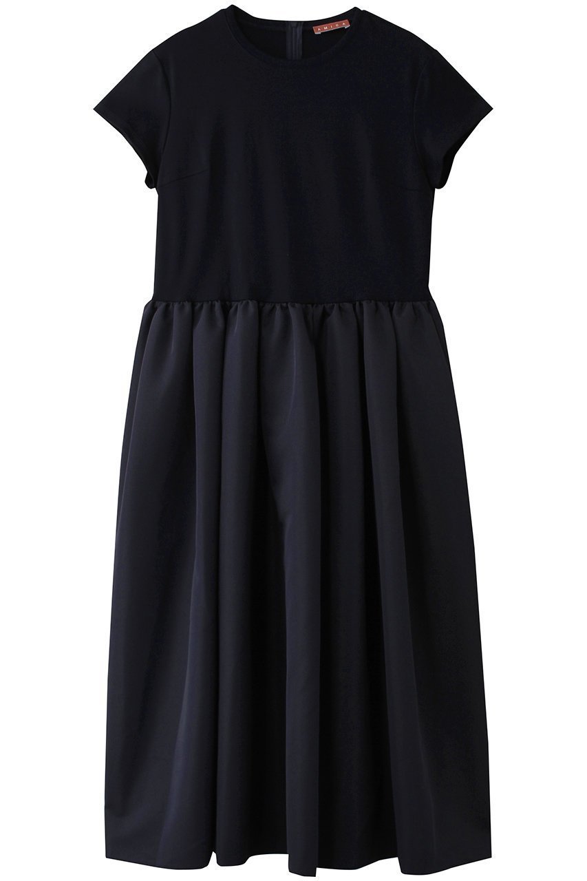 【アミカ/AMICA】のバレリーナTドレス インテリア・キッズ・メンズ・レディースファッション・服の通販 founy(ファニー) 　ファッション　Fashion　レディースファッション　Fashion for Women　ワンピース　Dresses　フォーマル・パーティードレス・結婚式用ドレス　Elegant & Casual Dresses　チュニック　Tunic Tops & Dresses　おすすめ　Recommended / Our Picks　グログラン　Grosgrain, Grosgrain Ribbon　サテン　Satin, Glossy Fabric　チュニック　Tunic, Long Top　ドレス　Dress, One-Piece　バレエ　Ballet, Ballet Style　モダン　Modern, Contemporary　リラックス　Relax, Relaxed Fit　エレガント 上品　Elegant　人気　Popular, Best Seller　今季　This Season, Current Season　ロイヤルネイビー|ID: prp329100004403518 ipo3291000000032814576