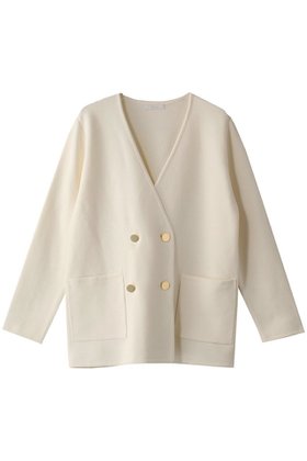 【アルアバイル/allureville】のセミダブルガーターニットジャケット 人気、トレンドファッション・服の通販 founy(ファニー) ファッション Fashion レディースファッション Fashion for Women アウター Coat / Outerwear Collection レディースジャケット・軽アウター Jackets おすすめ Recommended / Our Picks シンプル Simple, Minimal ジャケット Jacket, Outerwear ダブル Double, Double-Breasted デニム Denim, Jeans Material メタル Metal, Metal Parts |ID:prp329100004403520