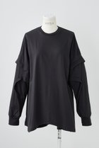 【エンフォルド/ENFOLD】のスビン天竺 CurveシームロングTシャツ ダークグレー|ID: prp329100004403529 ipo3291000000036149039