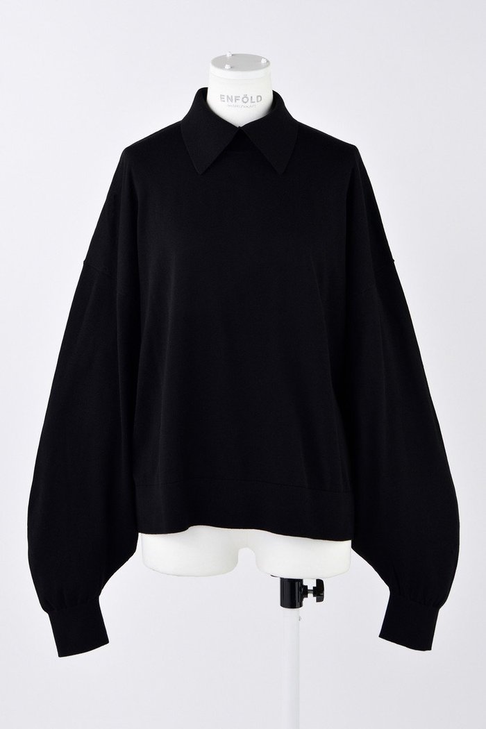 【エンフォルド/ENFOLD】の衿付ニットP.O/プルオーバー インテリア・キッズ・メンズ・レディースファッション・服の通販 founy(ファニー) https://founy.com/ ファッション Fashion レディースファッション Fashion for Women トップス・カットソー Cut & Sew Tops ニット Knit Tops & Sweaters カジュアルプルオーバー・ニットトップス Pullovers & Knit Tops / Casual Pullovers おすすめ Recommended / Our Picks シンプル Simple, Minimal ダブル Double, Double-Breasted |ID: prp329100004403530 ipo3291000000036062477