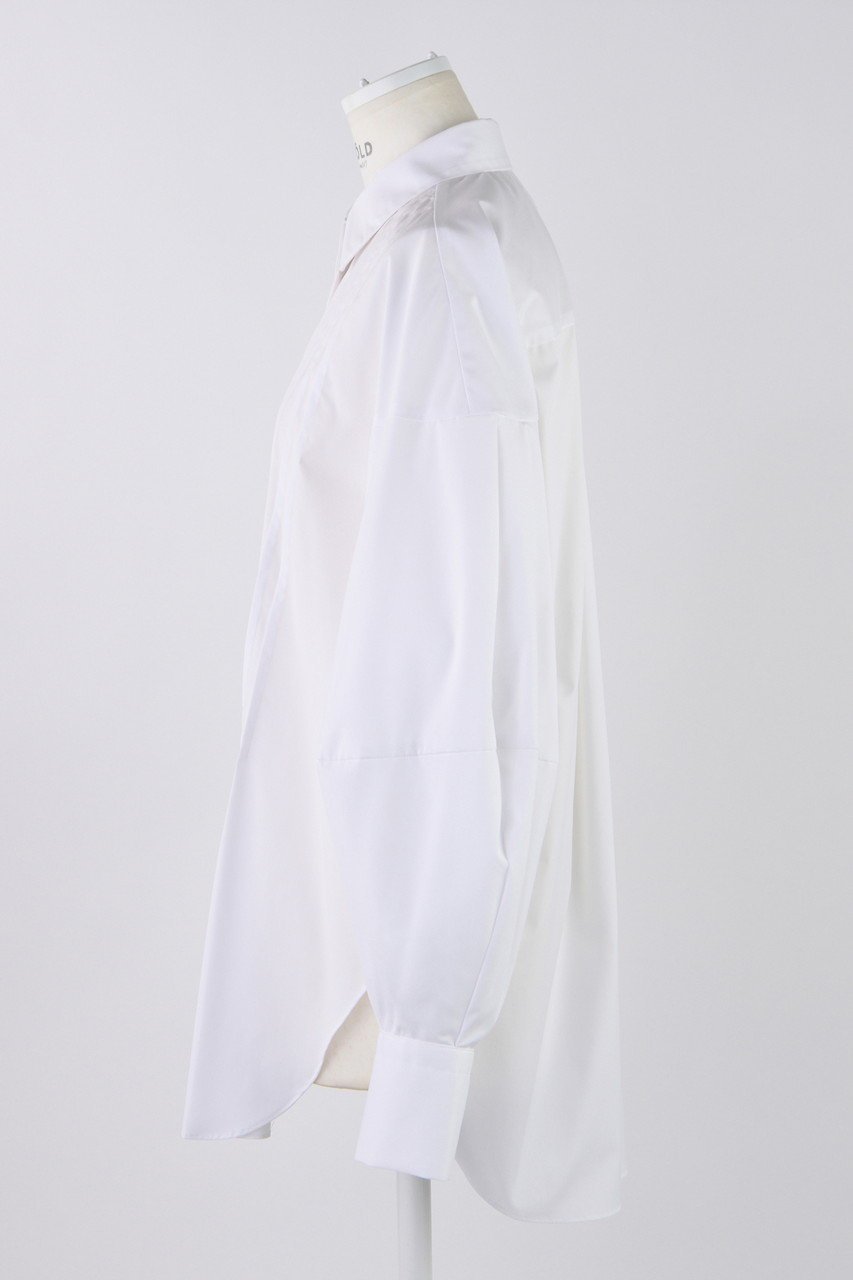 【エンフォルド/ENFOLD】のC/PEブロード ランダムタックSH/シャツ 人気、トレンドファッション・服の通販 founy(ファニー) 　ファッション　Fashion　レディースファッション　Fashion for Women　トップス・カットソー　Cut & Sew Tops　シャツ・ブラウス・オフィスカジュアル　Elegant Blouses & Button-Ups　スリーブ　Sleeve, Long Sleeve / Short Sleeve　ブロード　Broadcloth, Fine Cotton　ランダム　Random, Irregular　ロング　Long, Long-Length　other-2|ID: prp329100004403534 ipo3291000000032810733