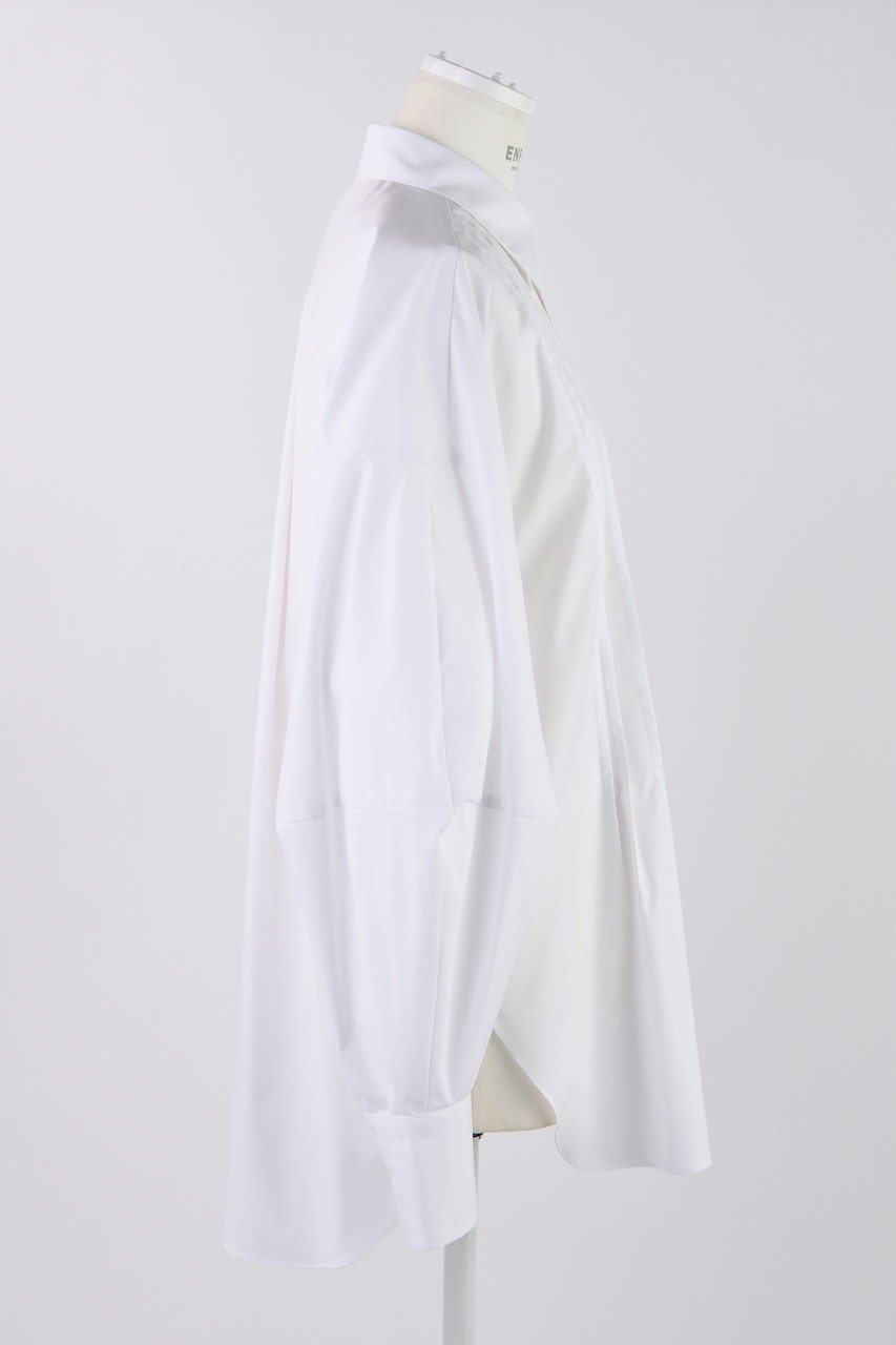 【エンフォルド/ENFOLD】のC/PEブロード ランダムタックSH/シャツ 人気、トレンドファッション・服の通販 founy(ファニー) 　ファッション　Fashion　レディースファッション　Fashion for Women　トップス・カットソー　Cut & Sew Tops　シャツ・ブラウス・オフィスカジュアル　Elegant Blouses & Button-Ups　スリーブ　Sleeve, Long Sleeve / Short Sleeve　ブロード　Broadcloth, Fine Cotton　ランダム　Random, Irregular　ロング　Long, Long-Length　other-4|ID: prp329100004403534 ipo3291000000032810735