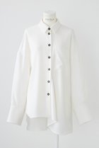 【エンフォルド/ENFOLD】のPEツイル ドレープヘム SH/シャツ ホワイト|ID: prp329100004403538 ipo3291000000036396774