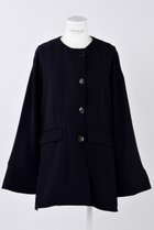 【エンフォルド/ENFOLD】のPEツイル ダブルBOX JK/ジャケット ダークネイビー|ID: prp329100004403540 ipo3291000000036222801