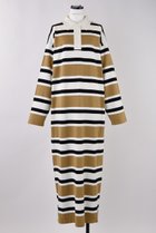 【ナゴンスタンス/nagonstans】のニットポロドレス 人気、トレンドファッション・服の通販 founy(ファニー) ファッション Fashion レディースファッション Fashion for Women ワンピース Dresses フォーマル・パーティードレス・結婚式用ドレス Elegant & Casual Dresses チュニック Tunic Tops & Dresses チュニック Tunic, Long Top ボーダー Border, Stripe ポロシャツ Polo Shirt, Collared Tee リラックス Relax, Relaxed Fit ロング Long, Long-Length 春 Spring 秋 Autumn thumbnail Sand|ID: prp329100004403565 ipo3291000000035737249