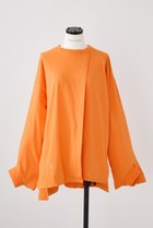 【ナゴンスタンス/nagonstans】のソフト天竺 スクエアスリーブロングTシャツ Orange|ID: prp329100004403568 ipo3291000000035891863