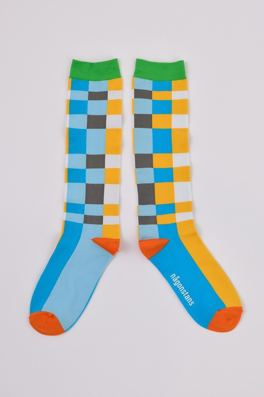 【ナゴンスタンス/nagonstans】のBlock check Socks/ソックス インテリア・キッズ・メンズ・レディースファッション・服の通販 founy(ファニー) 　ファッション　Fashion　レディースファッション　Fashion for Women　ソックス&靴下　Socks & Hosiery　レッグウェア・ストッキング　Legwear & Hosiery　ソックス　Socks, Hosiery　チェック　Check, Plaid, Tartan　ブロック　Block, Solid Block Pattern　Pool|ID: prp329100004403571 ipo3291000000032814702