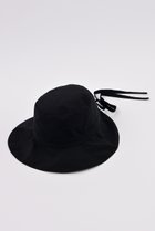 【ナゴンスタンス/nagonstans】の【3/1 12:00販売開始】2.5レイヤータフタ Back tie Hat/ハット Black|ID:prp329100004403572