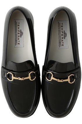 【テンパレイト/TEMPERATE】のJAMES ビットローファー(レイン対応) 人気、トレンドファッション・服の通販 founy(ファニー) ファッション Fashion レディースファッション Fashion for Women インソール Shoe Insole エナメル Patent Leather シューズ Shoes, Footwear トレンド Trend, Trending Now ラバー Rubber, Rubber Sole リュクス Luxury, Elegant, High-End, Chic ループ Loop, Loop Knit レイン Rain, Rainproof |ID:prp329100004406006