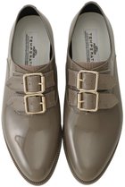 【テンパレイト/TEMPERATE】のFRANCO ダブルバックルベルト オックスフォードシューズ(レイン対応) 人気、トレンドファッション・服の通販 founy(ファニー) ファッション Fashion レディースファッション Fashion for Women バッグ Bags ベルト&ウエストマーク Belts & Waist Accessories インソール Shoe Insole エナメル Patent Leather クラシカル Classical, Vintage-Inspired シューズ Shoes, Footwear ストレート Straight, Straight Cut フォルム Silhouette, Form プリーツ Pleats, Pleated マニッシュ Mannish, Boyish ラバー Rubber, Rubber Sole ループ Loop, Loop Knit レイン Rain, Rainproof おすすめ Recommended / Our Picks thumbnail グレー|ID: prp329100004406008 ipo3291000000032860001