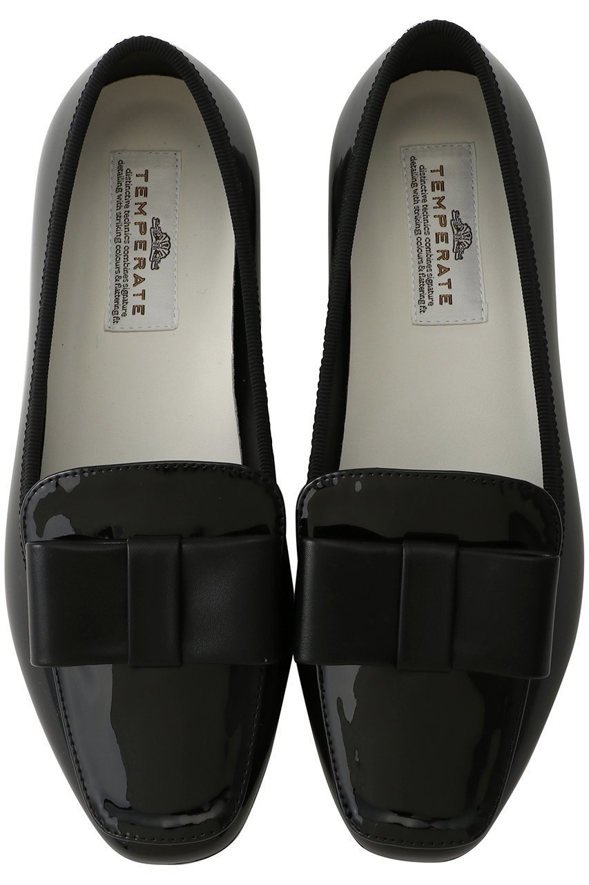 【テンパレイト/TEMPERATE】のAUDREY フラットベルトリボン スリッポン(レイン対応) インテリア・キッズ・メンズ・レディースファッション・服の通販 founy(ファニー) 　ファッション　Fashion　レディースファッション　Fashion for Women　ベルト&ウエストマーク　Belts & Waist Accessories　2024年　2024　2024春夏・S/S　Spring/Summer 2024 SS24　クラシカル　Classical, Vintage-Inspired　シューズ　Shoes, Footwear　スリッポン　Slip-On, Loafer　パーティ　Party, Party Style　ラバー　Rubber, Rubber Sole　レイン　Rain, Rainproof　ビジネス 仕事 通勤　Business / Work / Commuting　抗菌　Antibacterial, Bacteria-Resistant　ブラック|ID: prp329100004406013 ipo3291000000032804077