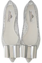 【テンパレイト/TEMPERATE】のSIMA リボン ポインテッドパンプス(レイン対応) シルバー|ID: prp329100004406017 ipo3291000000032804085