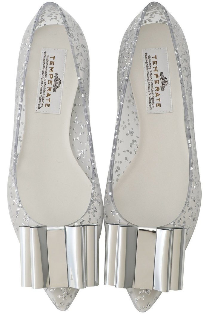 【テンパレイト/TEMPERATE】のSIMA リボン ポインテッドパンプス(レイン対応) インテリア・キッズ・メンズ・レディースファッション・服の通販 founy(ファニー) https://founy.com/ ファッション Fashion レディースファッション Fashion for Women インソール Shoe Insole シューズ Shoes, Footwear フラット Flat, Flat Shoes ボトム Bottoms, Lower Wear ラバー Rubber, Rubber Sole リボン Ribbon, Bow レイン Rain, Rainproof 再入荷 Restock / Back in Stock |ID: prp329100004406017 ipo3291000000036000323