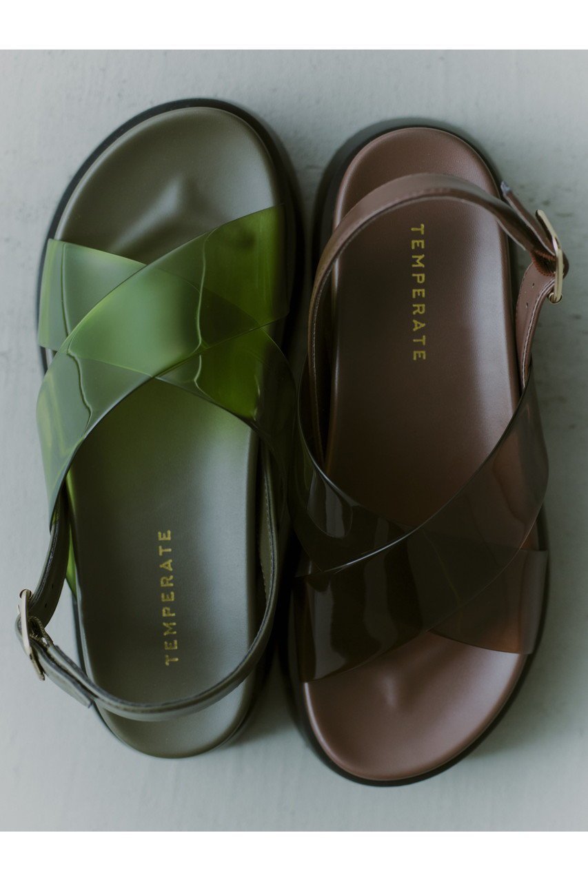 【テンパレイト/TEMPERATE】のSAMUEL クロスベルトサンダル(レイン対応) 人気、トレンドファッション・服の通販 founy(ファニー) 　ファッション　Fashion　レディースファッション　Fashion for Women　ベルト&ウエストマーク　Belts & Waist Accessories　シューズ　Shoes, Footwear　トレンド　Trend, Trending Now　ラバー　Rubber, Rubber Sole　ループ　Loop, Loop Knit　レイン　Rain, Rainproof　other-6|ID: prp329100004406024 ipo3291000000032804059