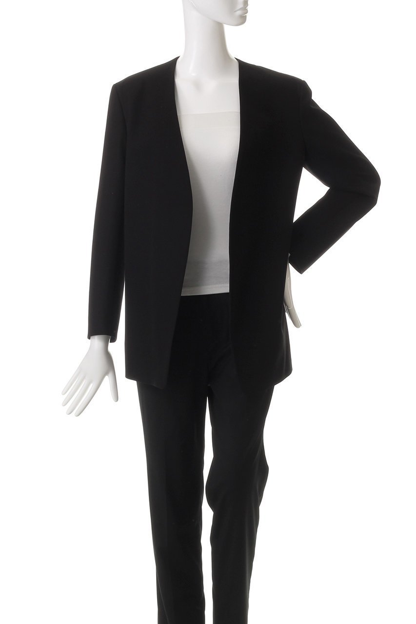 【エステータ/esteta】のコットンダブルクロス ノーカラージャケット 人気、トレンドファッション・服の通販 founy(ファニー) 　ファッション　Fashion　レディースファッション　Fashion for Women　アウター　Coat / Outerwear Collection　レディースジャケット・軽アウター　Jackets　ノーカラージャケット / シンプル上品コーデ　Collarless Jackets　シンプル　Simple, Minimal　ジャケット　Jacket, Outerwear　再入荷　Restock / Back in Stock　other-6|ID: prp329100004406028 ipo3291000000032962012