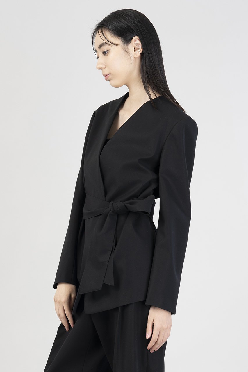 【エステータ/esteta】のコットンダブルクロス ノーカラージャケット 人気、トレンドファッション・服の通販 founy(ファニー) 　ファッション　Fashion　レディースファッション　Fashion for Women　アウター　Coat / Outerwear Collection　レディースジャケット・軽アウター　Jackets　ノーカラージャケット / シンプル上品コーデ　Collarless Jackets　シンプル　Simple, Minimal　ジャケット　Jacket, Outerwear　other-7|ID: prp329100004406028 ipo3291000000035064891