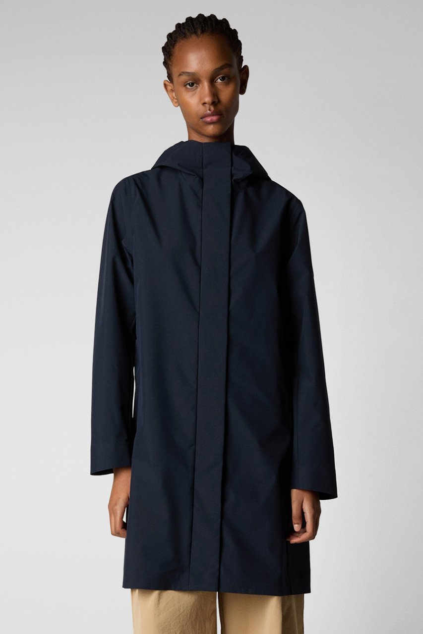 【セーブ ザ ダック/SAVE THE DUCK】のMAYA D40059W DARK20 リサイクルポリエステル ミドルジャケット 人気、トレンドファッション・服の通販 founy(ファニー) 　ファッション　Fashion　レディースファッション　Fashion for Women　アウター　Coat / Outerwear Collection　レディースジャケット・軽アウター　Jackets　ブルゾンジャケット・スポーティアウター　Blouson Jackets　ジャケット　Jacket, Outerwear　ドローコード　Drawcord, Drawstring Cord　ブルゾン　Blouson, Bomber Jacket　ミドル　Middle Length, Mid Height　ラウンド　Round, Round Neck　other-6|ID: prp329100004406034 ipo3291000000036405211