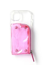 【エーシーン/A SCENE】のiPhone14/14Pro/14ProMax B&C PVC clear case ピンク|ID:prp329100004406052