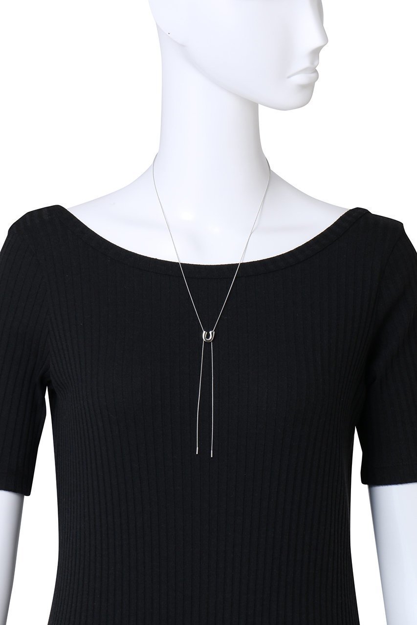 【アルアバイル/allureville】のUパーツループタイネックレス 人気、トレンドファッション・服の通販 founy(ファニー) 　ファッション　Fashion　レディースファッション　WOMEN　ジュエリー　Jewelry　ネックレス　Necklaces　シルバー　Silver　シンプル　Simple　チェーン　Chain　ネックレス　Necklace　モチーフ　Motif　エレガント 上品　Elegant　other-2|ID: prp329100004406055 ipo3291000000031240925