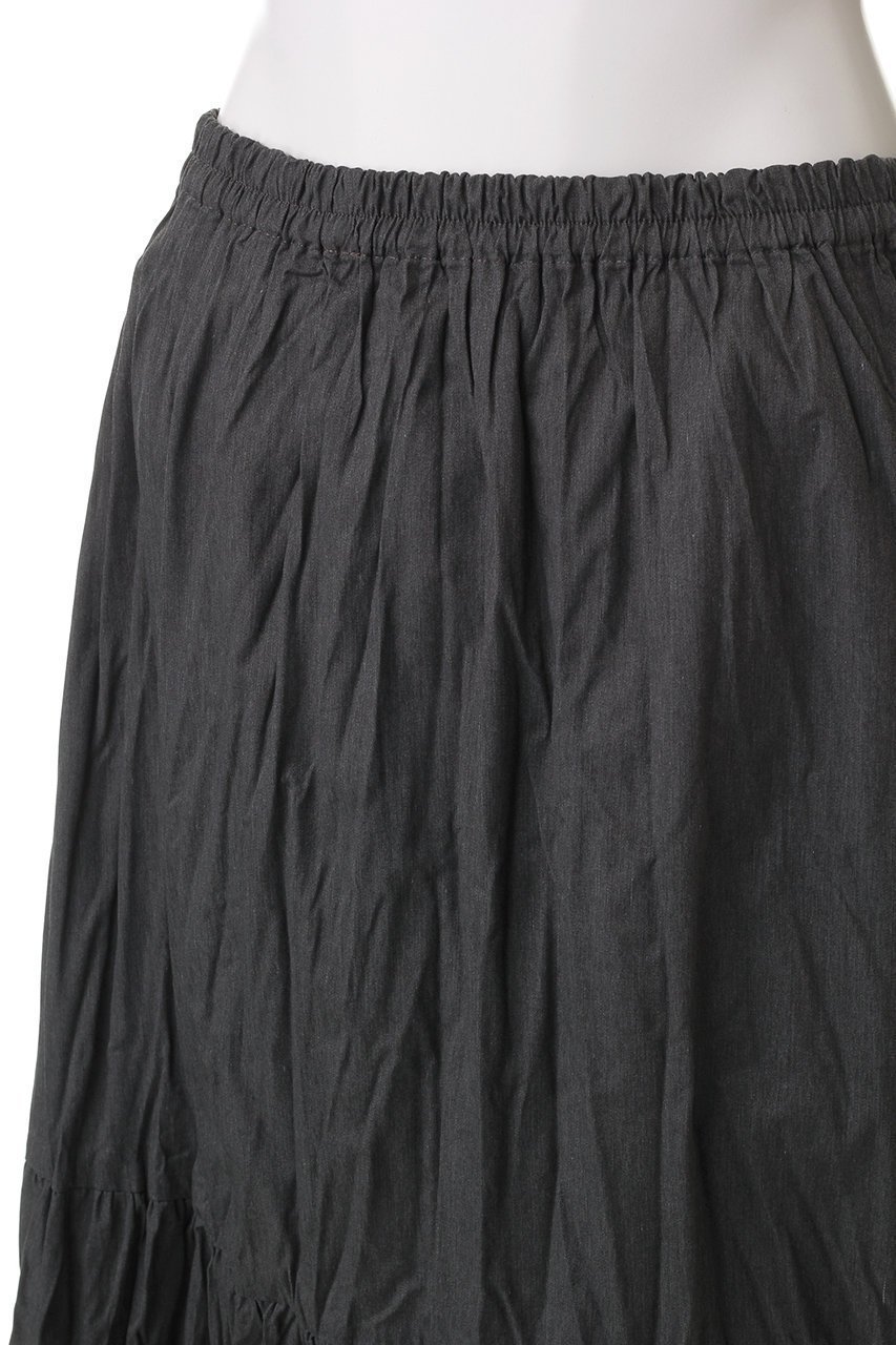 【ミズイロ インド/mizuiro ind】のwasher pleats tiered SK スカート 人気、トレンドファッション・服の通販 founy(ファニー) 　ファッション　Fashion　レディースファッション　Fashion for Women　スカート　Skirts　ロングスカート　Long Skirts / Maxi & Midi Skirts　シンプル　Simple, Minimal　フレア　Flare, Flared　ロング　Long, Long-Length　ワッシャー　Washer, Crinkled Finish　other-5|ID: prp329100004406064 ipo3291000000032825110