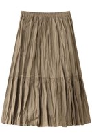 【ミズイロ インド/mizuiro ind】のwasher pleats tiered SK スカート 人気、トレンドファッション・服の通販 founy(ファニー) ファッション Fashion レディースファッション Fashion for Women スカート Skirts ロングスカート Long Skirts / Maxi & Midi Skirts シンプル Simple, Minimal フレア Flare, Flared ロング Long, Long-Length ワッシャー Washer, Crinkled Finish |ID:prp329100004406064