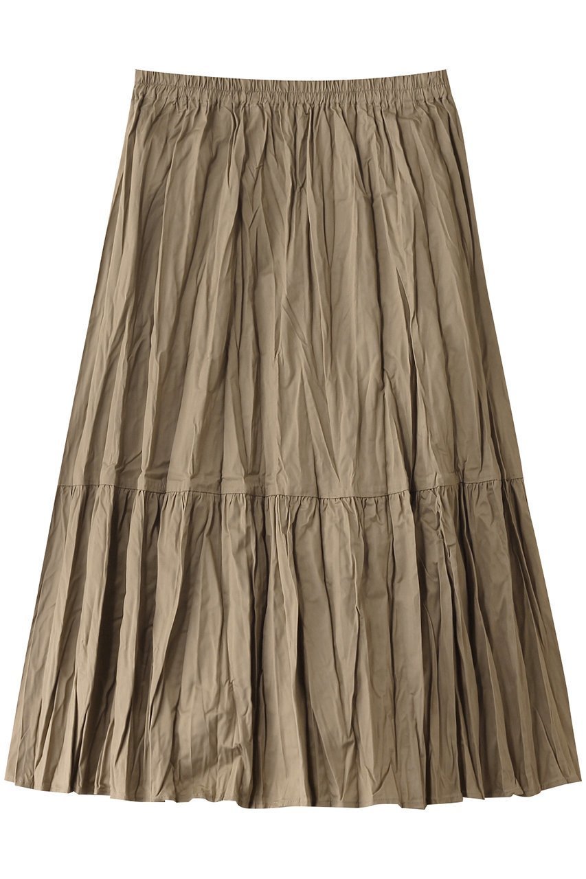 【ミズイロ インド/mizuiro ind】のwasher pleats tiered SK スカート 人気、トレンドファッション・服の通販 founy(ファニー) 　ファッション　Fashion　レディースファッション　Fashion for Women　スカート　Skirts　ロングスカート　Long Skirts / Maxi & Midi Skirts　シンプル　Simple, Minimal　フレア　Flare, Flared　ロング　Long, Long-Length　ワッシャー　Washer, Crinkled Finish　 other-1|ID: prp329100004406064 ipo3291000000035334212