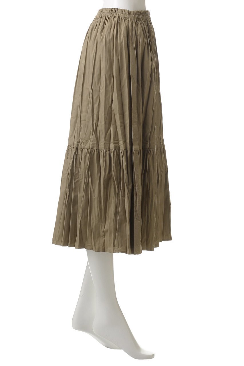 【ミズイロ インド/mizuiro ind】のwasher pleats tiered SK スカート 人気、トレンドファッション・服の通販 founy(ファニー) 　ファッション　Fashion　レディースファッション　Fashion for Women　スカート　Skirts　ロングスカート　Long Skirts / Maxi & Midi Skirts　プリーツ　Pleats, Pleated　ロング　Long, Long-Length　ワッシャー　Washer, Crinkled Finish　other-3|ID: prp329100004406065 ipo3291000000032849727