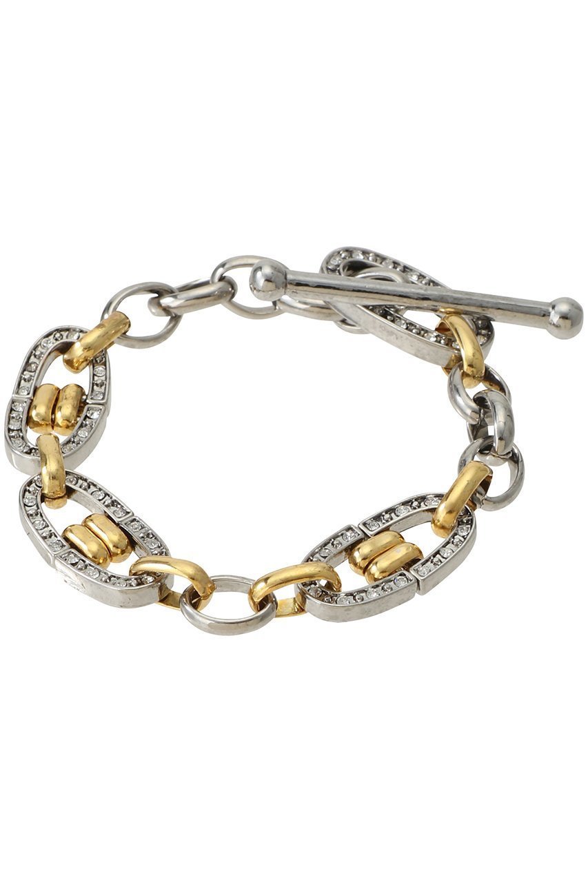 【アデル ビジュー/ADER bijoux】のFER A CHEVAL mix chain ブレスレット 人気、トレンドファッション・服の通販 founy(ファニー) 　ファッション　Fashion　レディースファッション　Fashion for Women　ジュエリー　Jewelry　チェーン＆カフブレスレット　Cuff & Chain Bracelets　バングル・カフブレスレット　Bangles & Cuff Bracelets　おすすめ　Recommended / Our Picks　エレガント 上品　Elegant　ガラス　Glass, Glassware　クリスタル　Crystal, Swarovski　チェーン　Chain, Chain Strap　ブレスレット　Bracelet, Wristband　other-3|ID: prp329100004406068 ipo3291000000031269192
