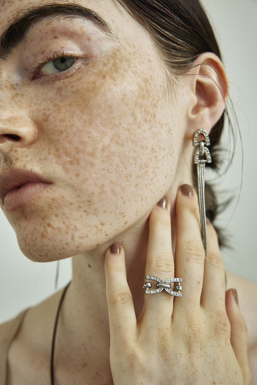【アデル ビジュー/ADER bijoux】のFER A CHEVAL リング 人気、トレンドファッション・服の通販 founy(ファニー) 　ファッション　Fashion　レディースファッション　Fashion for Women　ジュエリー　Jewelry　イヤリング　Earrings　ガラス　Glass, Glassware　クリスタル　Crystal, Swarovski　リュクス　Luxury, Elegant, High-End, Chic　other-2|ID: prp329100004406069 ipo3291000000031269194