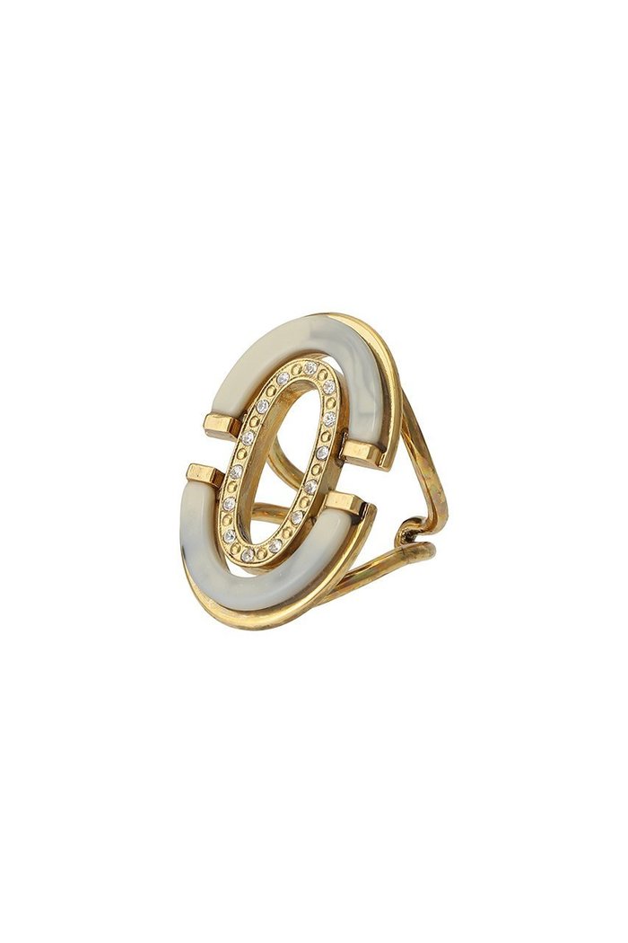 【アデル ビジュー/ADER bijoux】のFER A CHEVAL oval リング インテリア・キッズ・メンズ・レディースファッション・服の通販 founy(ファニー) https://founy.com/ ファッション Fashion レディースファッション Fashion for Women オーバル Oval Design ガラス Glass, Glassware クリスタル Crystal, Swarovski |ID: prp329100004406073 ipo3291000000030777313