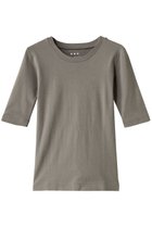 【スリー ドッツ/three dots】のファンデーションコットン Tシャツ 人気、トレンドファッション・服の通販 founy(ファニー) ファッション Fashion レディースファッション Fashion for Women トップス・カットソー Cut & Sew Tops シャツ・ブラウス・オフィスカジュアル Elegant Blouses & Button-Ups ロングTシャツ・Tシャツ Longline T-Shirts & Tees カットソー・ベーシックTシャツ Cut-and-Sewn Tops / Stretch Tees & Basics おすすめ Recommended / Our Picks インナー Innerwear ショート Short, Short Length シンプル Simple, Minimal スリーブ Sleeve, Long Sleeve / Short Sleeve ベーシック Basic, Essential エレガント 上品 Elegant thumbnail グレー|ID: prp329100004406102 ipo3291000000032870581