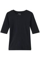 【スリー ドッツ/three dots】のファンデーションコットン Tシャツ ネイビー|ID: prp329100004406102 ipo3291000000035508876