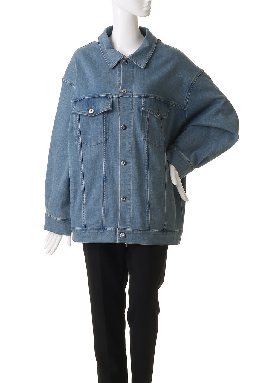 【スリー ドッツ/three dots】のルーズデニム ジャンパー 人気、トレンドファッション・服の通販 founy(ファニー) 　ファッション　Fashion　レディースファッション　WOMEN　アウター　Coat Outerwear　ジャケット　Jackets　シンプル　Simple　ジャケット　Jacket　デニム　Denim　春　Spring　other-2|ID: prp329100004406105 ipo3291000000031269287