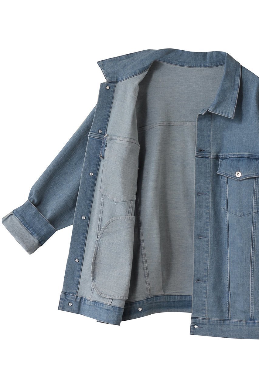 【スリー ドッツ/three dots】のルーズデニム ジャンパー 人気、トレンドファッション・服の通販 founy(ファニー) 　ファッション　Fashion　レディースファッション　WOMEN　アウター　Coat Outerwear　ジャケット　Jackets　シンプル　Simple　ジャケット　Jacket　デニム　Denim　春　Spring　other-6|ID: prp329100004406105 ipo3291000000031331068