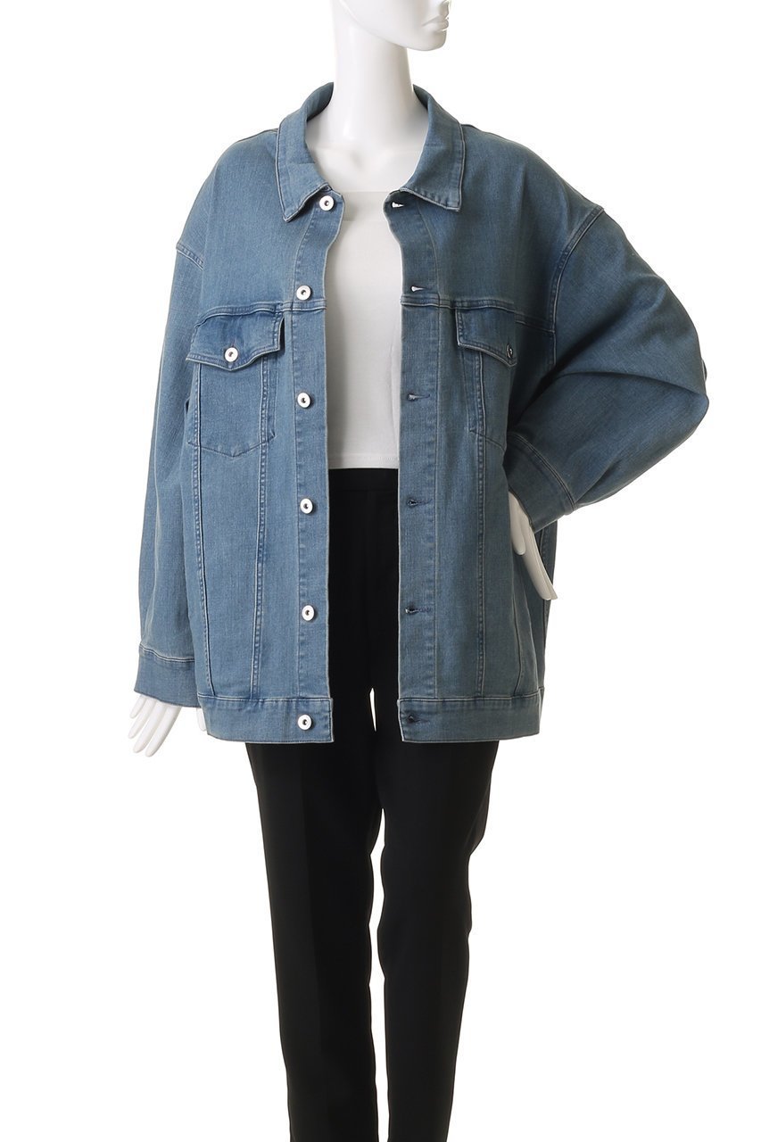 【スリー ドッツ/three dots】のルーズデニム ジャンパー 人気、トレンドファッション・服の通販 founy(ファニー) 　ファッション　Fashion　レディースファッション　WOMEN　アウター　Coat Outerwear　ジャケット　Jackets　シンプル　Simple　ジャケット　Jacket　デニム　Denim　春　Spring　other-7|ID: prp329100004406105 ipo3291000000031331069