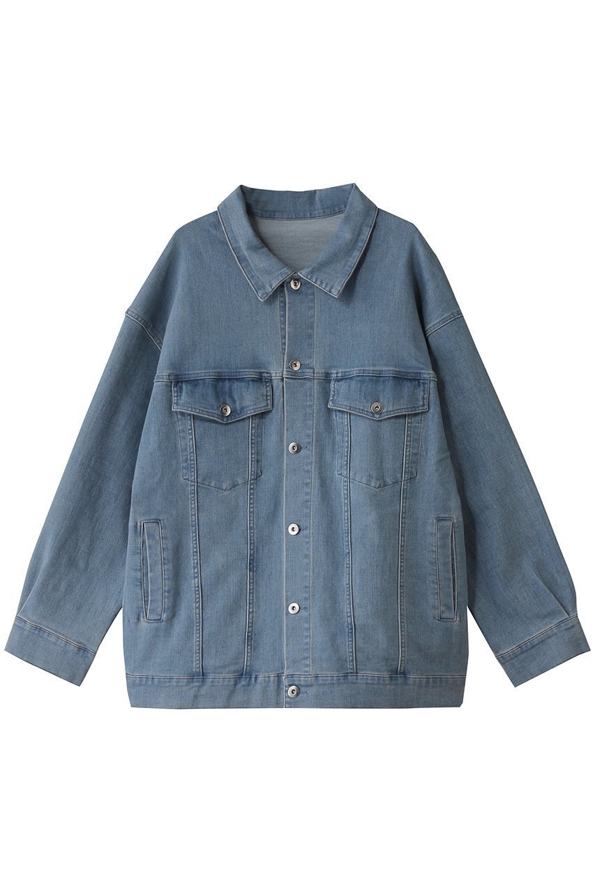 【スリー ドッツ/three dots】のルーズデニム ジャンパー インテリア・キッズ・メンズ・レディースファッション・服の通販 founy(ファニー) 　ファッション　Fashion　レディースファッション　Fashion for Women　アウター　Coat / Outerwear Collection　レディースジャケット・軽アウター　Jackets　シンプル　Simple, Minimal　ジャケット　Jacket, Outerwear　デニム　Denim, Jeans Material　春　Spring　ウォッシュド|ID: prp329100004406105 ipo3291000000036796641