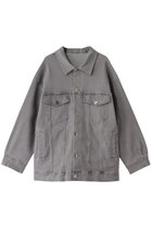 【スリー ドッツ/three dots】のルーズデニム ジャンパー 人気、トレンドファッション・服の通販 founy(ファニー) ファッション Fashion レディースファッション Fashion for Women アウター Coat / Outerwear Collection レディースジャケット・軽アウター Jackets シンプル Simple, Minimal ジャケット Jacket, Outerwear デニム Denim, Jeans Material 春 Spring thumbnail ライトグレー|ID: prp329100004406105 ipo3291000000036796643