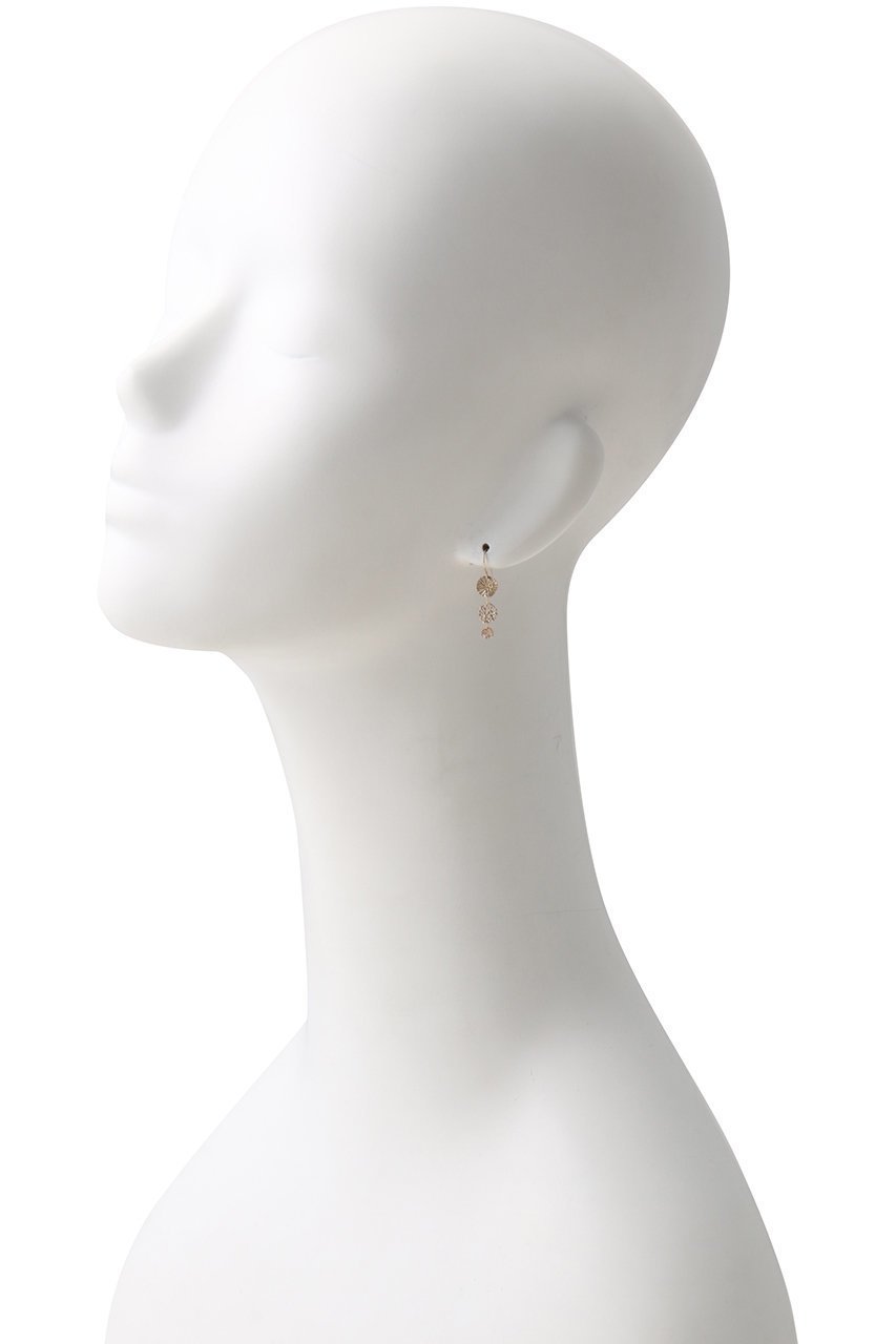 【カオル/KAORU】のAllium ゴールド フックピアス 人気、トレンドファッション・服の通販 founy(ファニー) 　ファッション　Fashion　レディースファッション　Fashion for Women　ジュエリー　Jewelry　ファッションリング　Fashion Rings　イヤリング・フープ・ドロップタイプ　Hoop, Drop & Clip Earrings　イヤリング　Earrings　グラデーション　Gradient, Ombre　パーティ　Party, Party Style　モチーフ　Motif, Design Theme　エレガント 上品　Elegant　other-2|ID: prp329100004406107 ipo3291000000031269293