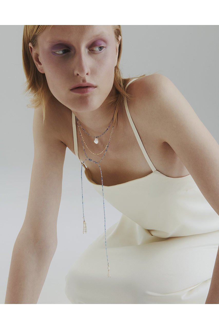 【ルボンボン/les bonbon】のmint mist fringe ラリエット 人気、トレンドファッション・服の通販 founy(ファニー) 　ファッション　Fashion　レディースファッション　Fashion for Women　ジュエリー　Jewelry　ファッションリング　Fashion Rings　ネックレス　Necklaces & Pendants　エスニック　Ethnic Style　ネックレス　Necklace, Pendant Necklace　フリンジ　Fringe, Tassel　リボン　Ribbon, Bow　エレガント 上品　Elegant　other-2|ID: prp329100004406123 ipo3291000000031268867