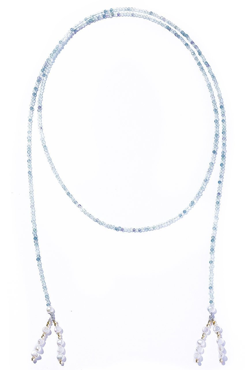 【ルボンボン/les bonbon】のmint mist fringe ラリエット インテリア・キッズ・メンズ・レディースファッション・服の通販 founy(ファニー) 　ファッション　Fashion　レディースファッション　Fashion for Women　ジュエリー　Jewelry　ファッションリング　Fashion Rings　ネックレス　Necklaces & Pendants　エスニック　Ethnic Style　ネックレス　Necklace, Pendant Necklace　フリンジ　Fringe, Tassel　リボン　Ribbon, Bow　エレガント 上品　Elegant　マルチ|ID: prp329100004406123 ipo3291000000035555452