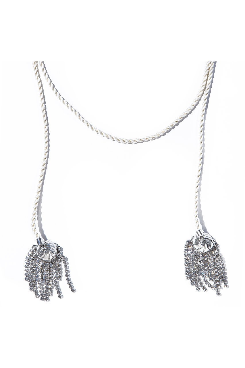 【イリスフォーセブン/IRIS 47】のpalace fringe ネックレス 人気、トレンドファッション・服の通販 founy(ファニー) 　ファッション　Fashion　レディースファッション　Fashion for Women　ジュエリー　Jewelry　ファッションリング　Fashion Rings　ネックレス　Necklaces & Pendants　おすすめ　Recommended / Our Picks　シルク　Silk, 100% Silk　スマート　Smart, Elegant　タッセル　Tassel, Fringe　ネックレス　Necklace, Pendant Necklace　フリンジ　Fringe, Tassel　ボトム　Bottoms, Lower Wear　モチーフ　Motif, Design Theme　モノトーン　Monotone, Black and White　other-4|ID: prp329100004408471 ipo3291000000031268443