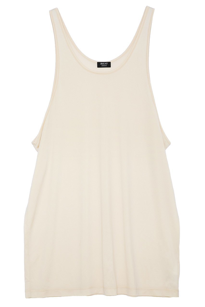 【イリスフォーセブン/IRIS 47】のvelvety tank トップス 人気、トレンドファッション・服の通販 founy(ファニー) 　ファッション　Fashion　レディースファッション　WOMEN　トップス・カットソー　Tops/Tshirt　キャミソール / ノースリーブ　No Sleeves　シャツ/ブラウス　Shirts/Blouses　ロング / Tシャツ　T-Shirts　カットソー　Cut and Sewn　カットソー　Cut And Sew　キャミソール　Camisole　スタイリッシュ　Stylish　タンク　Tank　ドレープ　Drape　モダン　Modern　エレガント 上品　Elegant　 other-1|ID: prp329100004408506 ipo3291000000032074623