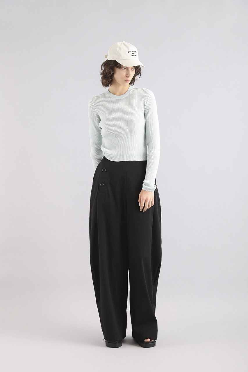 【サクラ/SACRA】のコットンギャバジンカーブパンツ 人気、トレンドファッション・服の通販 founy(ファニー) 　ファッション　Fashion　レディースファッション　WOMEN　パンツ　Pants　フロント　Front　ヴィンテージ　Vintage　other-7|ID: prp329100004408510 ipo3291000000031330634