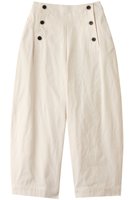 【サクラ/SACRA】のコットンギャバジンカーブパンツ 人気、トレンドファッション・服の通販 founy(ファニー) ファッション Fashion レディースファッション Fashion for Women パンツ Pants & Trousers フロント Front, Front Design ヴィンテージ Vintage Style |ID:prp329100004408510
